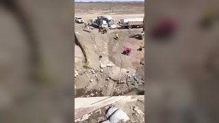 Raupenseilsäge zum Schneiden großer Betongebäude