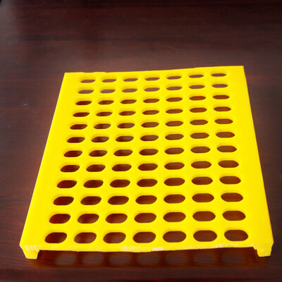 Imported PU Flip-Flop Screen Panel with 10mm Aperture for Dry Slag Separation and 300mm Width