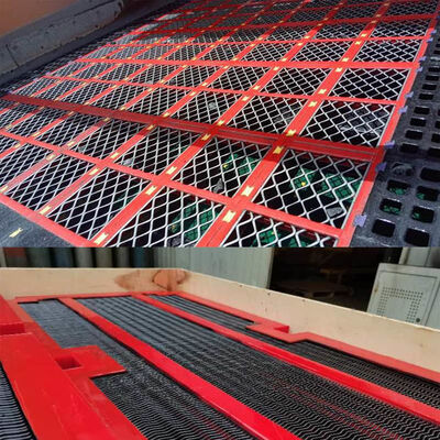 High Strength Poly Ripple Self Cleaning Wire Mesh With Anti Clogging And Wear Resistant For Primary Sieving