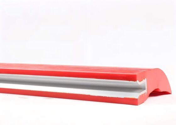 PU Conveyor Scraper System for Iron Ore Conveyor High Impact Resistance Structure