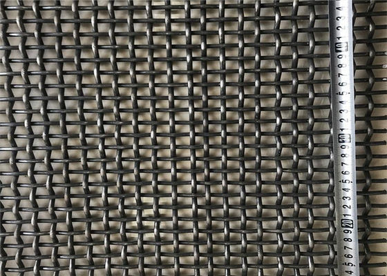 High Carbon Woven Wire Screen Tension Wire Mesh With Hooks for Abrasion Resistant Screening
