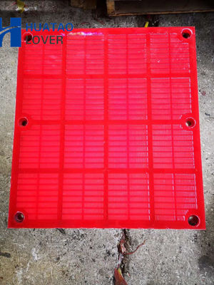 305mm Width Modular Polyurethane Dewatering Screen Panel with Self-Relieving Apertures for Sand