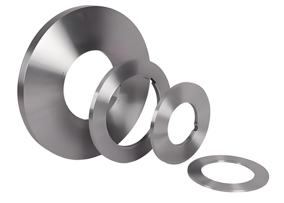 Professional Transformer Core 280mm OD Roll Slitting Carbide Knives With Tungsten Raw Material
