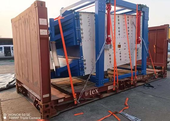 Self Cleaning Swing Vibrating Sifter Machine Square Gyratory Screen For Dry Silica Sand