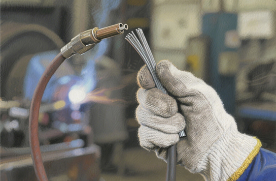 Highly Industrial Flux Cored Welding Wires With 5ml/100g Hydrogen Content And 22-28% Elongation Rate
