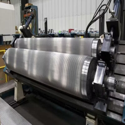 Single Facer Corrugator Roll with Peripheral Heating HRC58 Hardness 48CrMo Alloy Steel and Micro Hardness HV900-1250