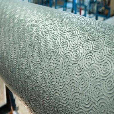 Abrasion Resistant Embossing Roller for Napkin Paper with 45# Steel and HV1100/HRC62 Hardness