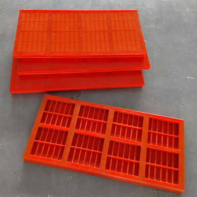 Mining Machine Parts WS85 PU Tension Screen Mesh Corrosion / Oil Resistant