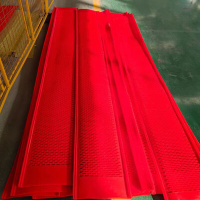 Polyurethane Flip-Flop Screen Mesh 1m Width 55 Shore Hardness for Iron Ore Processing