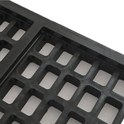 50*10mm High-Wear Rubber Screen Panel with Modular Design and Adjustable 10-50mm Holes for Mineral Processing