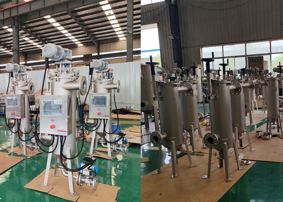 Fully Automated Scraping Self-Cleaning Filter Housing