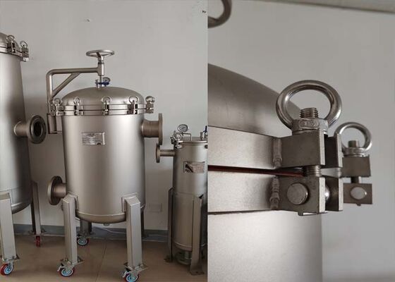 Multi Or Single Industrial Bag Filter For Coatings Industry