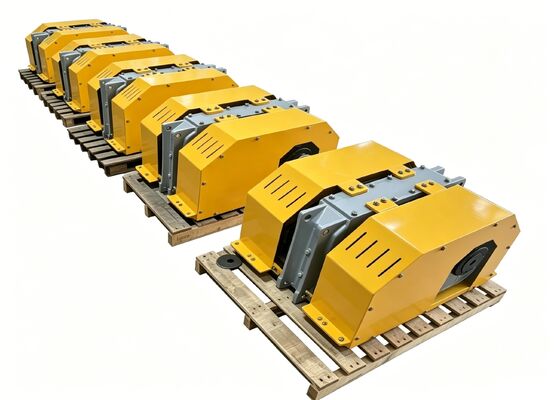 Thin Oil Vibrating Screen Exciter Gear Driven Mining Equipment High Frequency Stable Output