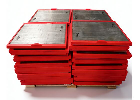 Hybrid Polyurethane Stainless Steel 316L Polywedge Screen Panel for Sludge Dewatering