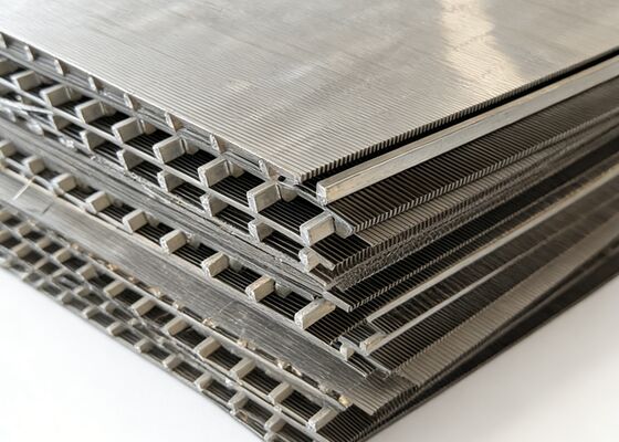 Hybrid Polyurethane Stainless Steel 316L Polywedge Screen Panel for Sludge Dewatering