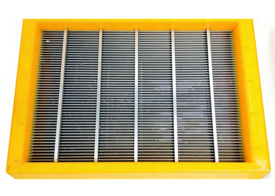 Customizable 3.5m Hopper Size Stainless Steel 316L Wedge Wire Screen for Mining Dewatering