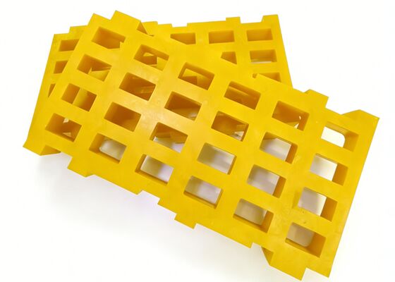 Trell-ex TS Transversal Modular Rubber Screen Plate for Aggregate Stratification ISO9001