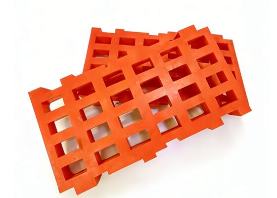 Anti-Blinding Trell-ex PS 305x305mm Polyurethane Screen with Steel Inserts for Gold Mining Technical