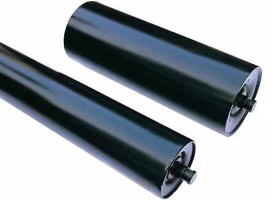 Weather Resistant Rubber Disc Conveyor Roller for Outdoor Mine