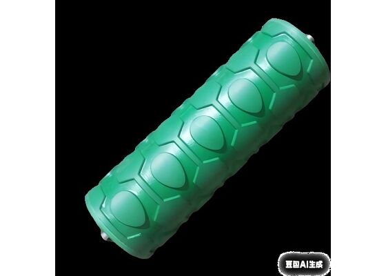 Wear Resistant Rubber Disc Return Idler with Solid Steel Shaft