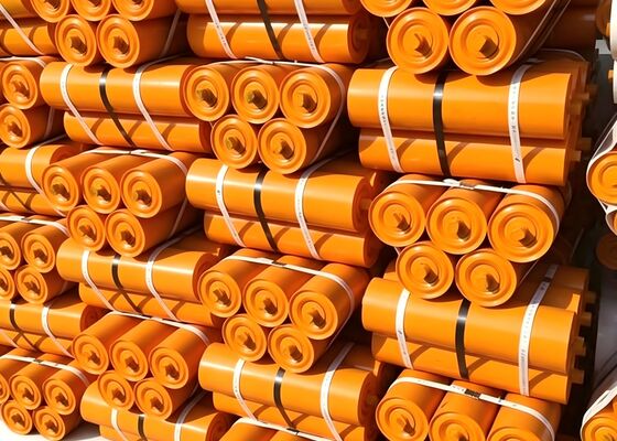 Durable Rubber Disc Return Roller with High Precision Steel Shaft