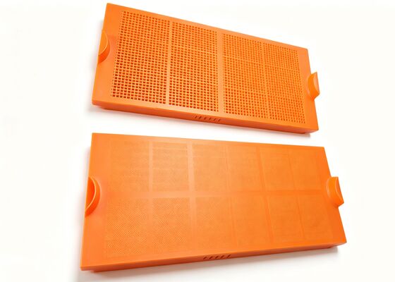 Anti-Clogging Polyurethane Flip Flow Screen Mat for Damp Sticky Coal Washing