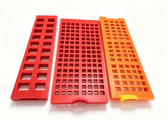 Anti-Clogging Polyurethane Flip Flow Screen Mat for Damp Sticky Coal Washing