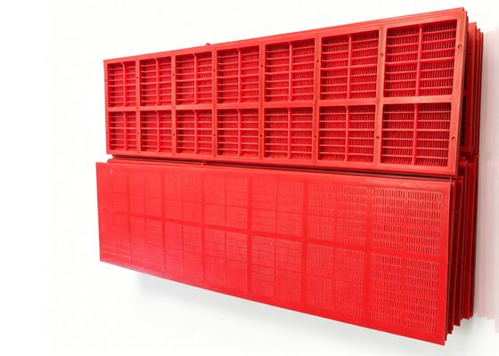 Modular PU Screen Panel with Pin and Sleeve Fastening for Quarrying