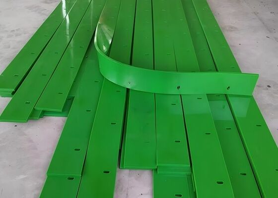Conveyor Belt PU Skirting Board Blue Color Low Friction Mining Conveyor Sealing