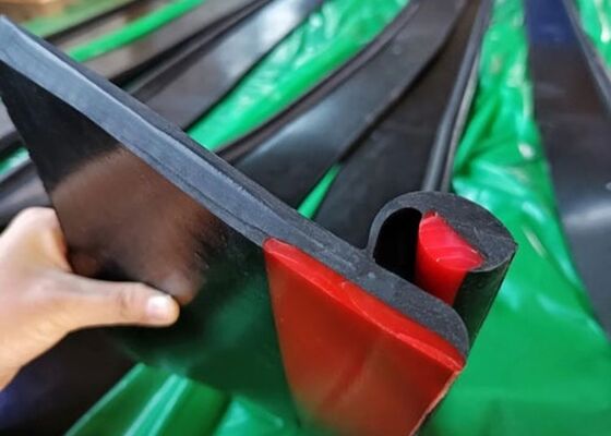 Urethane Conveyor Belt Skirting Flexible Wear Resistant Quarry Material Handling Use