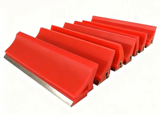 Polyurethane Conveyor Belt Cleaner Blue Blade Efficient Carryback Removal System
