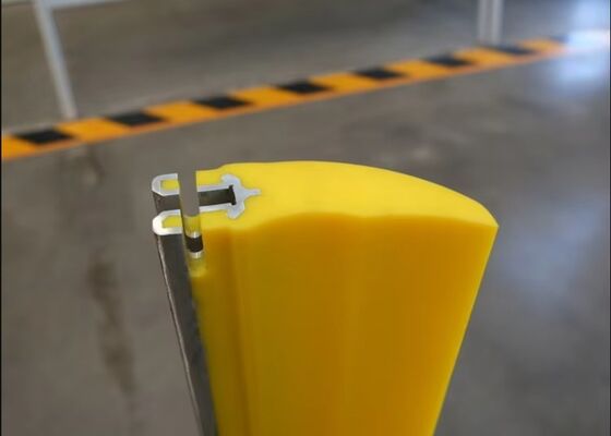 PU Conveyor Belt Scraper Black Flexible Blade Mining Conveyor Cleaning Equipment