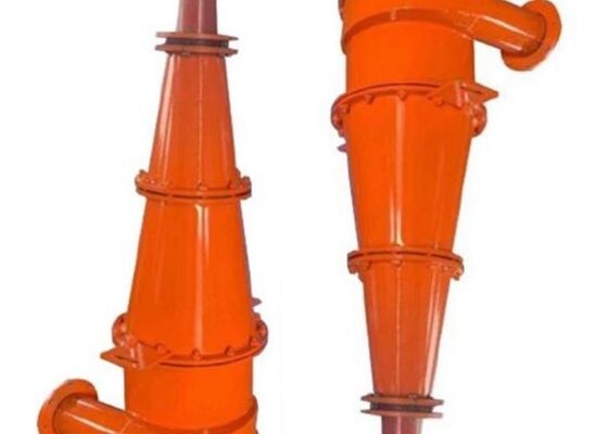 Abrasion Resistant Mining Hydrocyclone Yellow PU Cyclone For Ball Mill Classification Circuit