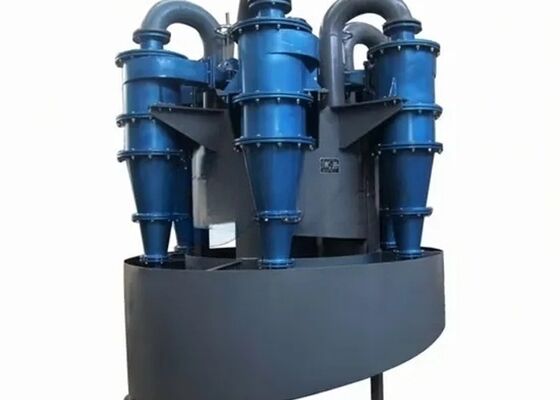 Rubber Lined Hydrocyclone Separator Mining Cyclone Equipment For Slurry Desliming Process