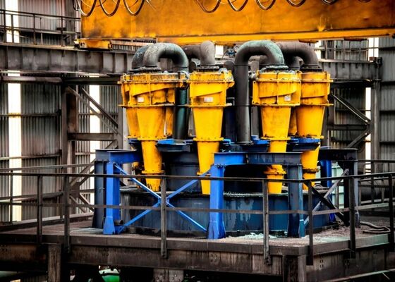 Mining Hydrocyclone Separator Ceramic Rubber Lined Cyclone For Fine Sand Recovery System