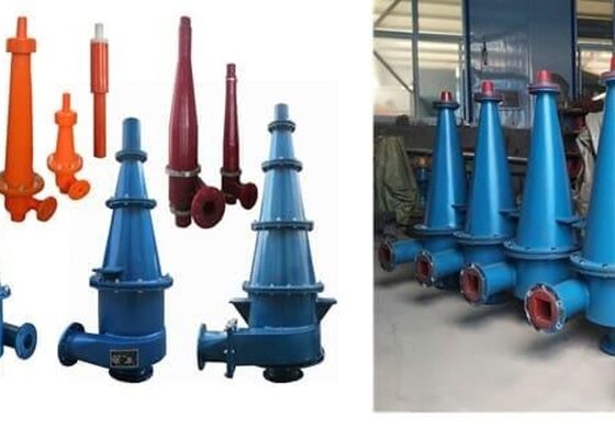 Mining Hydrocyclone Separator 150mm Polyurethane Cyclone For Wet Classification Process