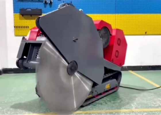 Dual frequency remote Dual purpose cutting saw for pier cut and quarry shaping