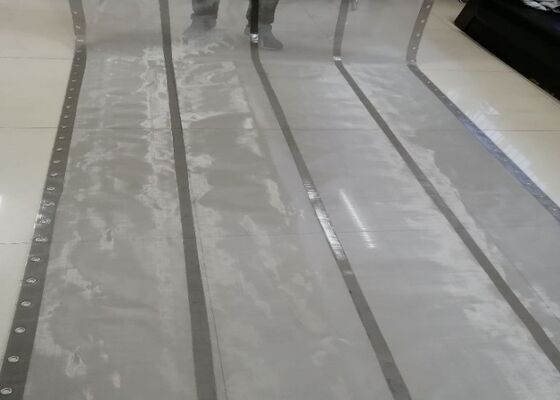 Transparent PU Grommet Screen EU 10/2011 Compliant 14-230 Mesh Count Food Use