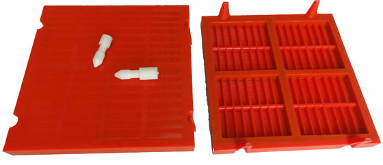 High Tensile Strength Wear Resistant Polyurethane Dewatering Screen Panel with 0.125mm Aperture for Sand Dewatering