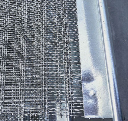 Poly Ripple Rectangular Shape Aperture Vibrating Screen Wire Mesh with Minimum 3mm Aperture for Mine and Quarry