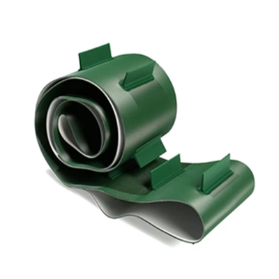 Grüner Profil mit PVC-Fahrband mit Baffle