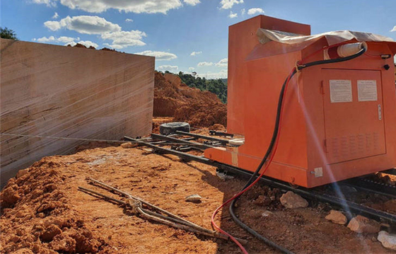 Hochgeschwindigkeitssteinschneidende Granit-Diamantdrahtsäge für Bergbau