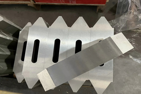 D2 Materiral Tyre Recycling Shredder Blades For Double Shaft Shredder Machine