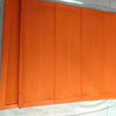 Verblendungshemmende PU-Bildschirmplatte 1,0 mm Gitter für Eisenerz 1040x700 mm