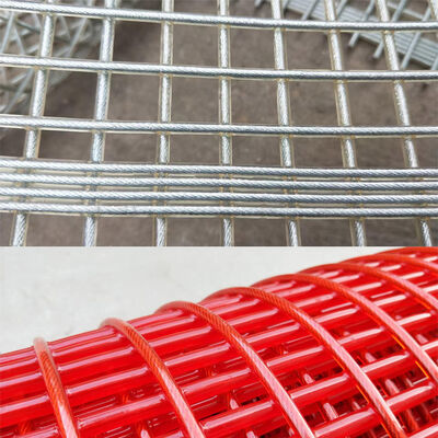 3 mm Quadrat Rotfarbe PU beschichtet Tufflex-Bildschirm mit hoher Verschleißfestigkeit für das Entwässern Bergbau