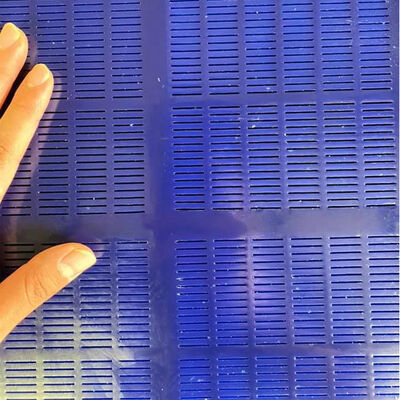 Hohe Verschleißbeständigkeit Polyurethan-Bildschirmnetz linearer Vibrationssiet mit anpassbaren Öffnungsgrößen und Geräuschminderung