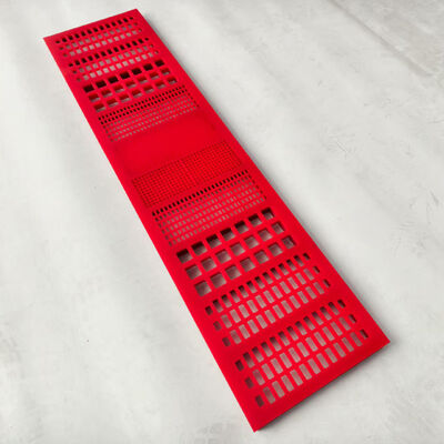 30mm Rotes Polyurethan-Sieb mit hoher Verschleißfestigkeit für den Bergbau