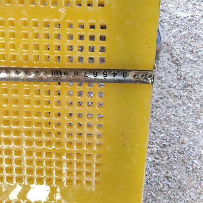 40 mm Dicke Polyurethan-Bildschirmmatte mit 1,5 mm Drahtdurchmesser für hohe Verschleißfestigkeit im Bergbau