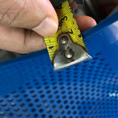 Polyurethan-Flip-Flop-Bildschirmplatte mit verstopfungsfreiem Design für 300 mm bis 350 mm Breite und 1 m bis 3,5 m Länge