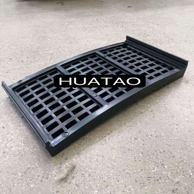 50*10mm Hochverschleißfeste Gummisiebplatte mit modularem Design und verstellbaren 10-50mm Löchern für die Mineralaufbereitung